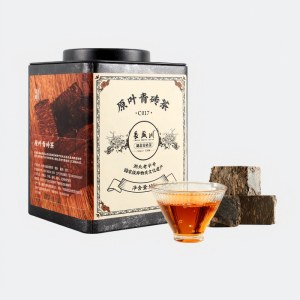 湖北青砖茶长盛川原叶青砖茶120g