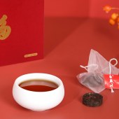 湖北青砖茶长盛川福茶礼盒210g